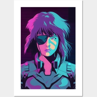 Major Motoko - Snake Plissken Mashup Posters and Art